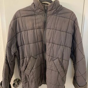 Free People Quilted Dolman Jacket